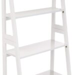Amazon Basics ladder bookshelf review 5 tier white