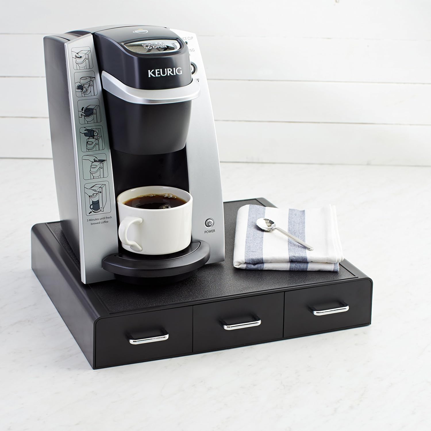 Amazon Basics Coffee Pod Storage Drawer 36 K-Cup Capacity Review