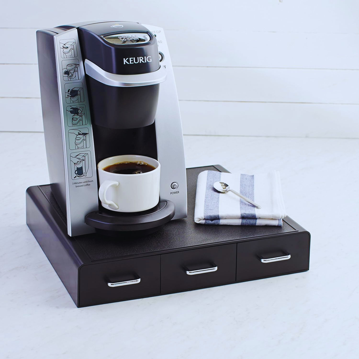 Amazon Basics Coffee Pod Storage Drawer 36 K-Cup Capacity Review