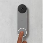 Google Nest Doorbell (Battery) smart video doorbell in Snow.